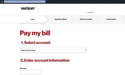 Five-digit billing zip code. . Verizon quick bill pay